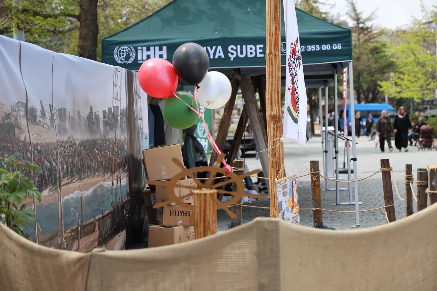 Konya'daki sergi Gazze'deki insanlık dramına dikkat çekiyor