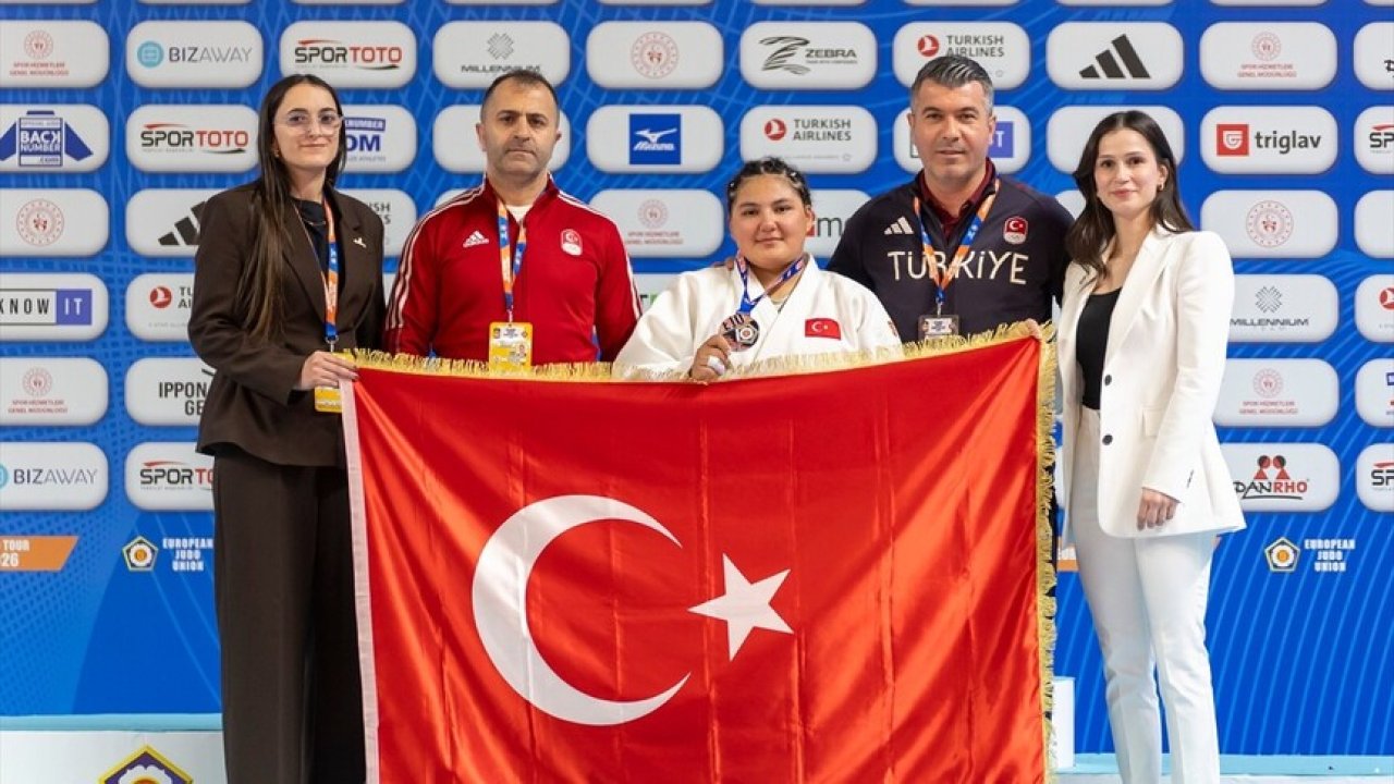 Milli judocu Nisanur Serin'den bir madalya daha