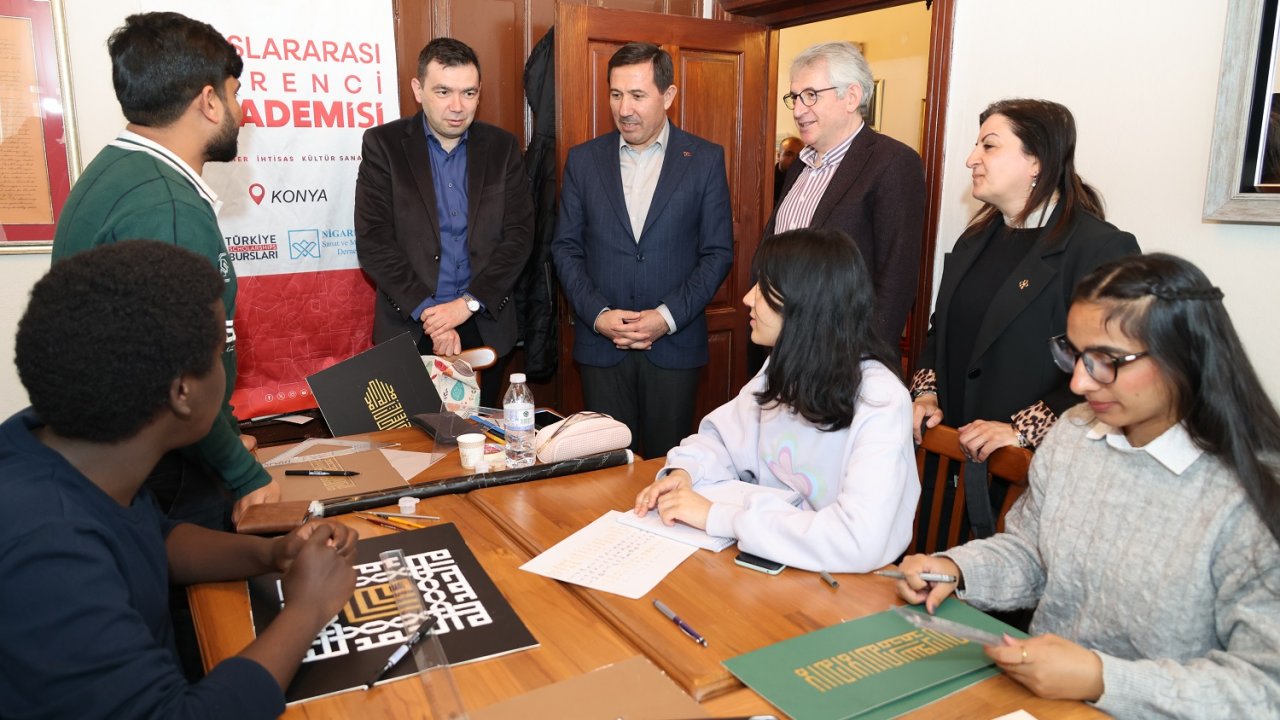 Konya 48 ülkenin öğrencisini sanatla birleştirdi