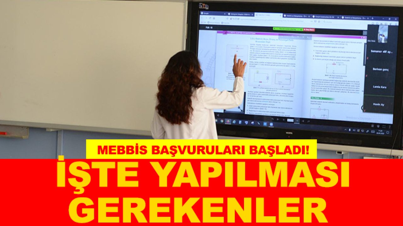 MEBBİS başvuruları başladı! İşte yapılması gerekenler