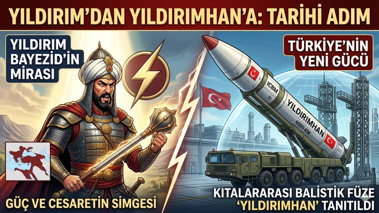 "Hızın ve Gücün Simgesi: Yeni Milli Füze Neden 'Yıldırım Bayezid' Adını Aldı?"