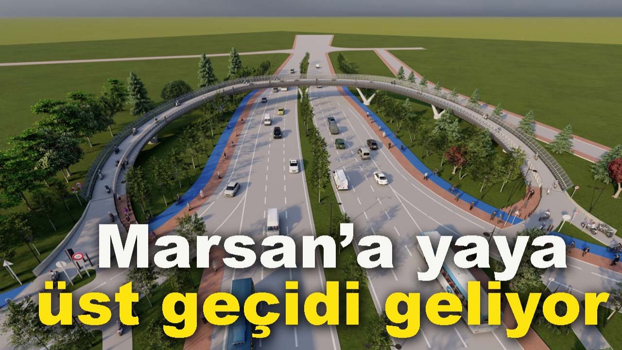 Konya Büyükşehir’den dikkat çeken proje: Marsan’a yaya üst geçidi geliyor