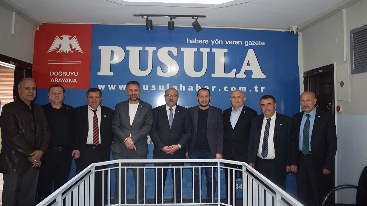 İYİ Parti’den Pusula Gazetesi’ne ziyaret