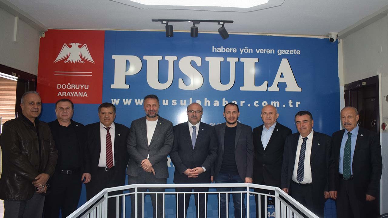 İYİ Parti’den Pusula Gazetesi’ne ziyaret