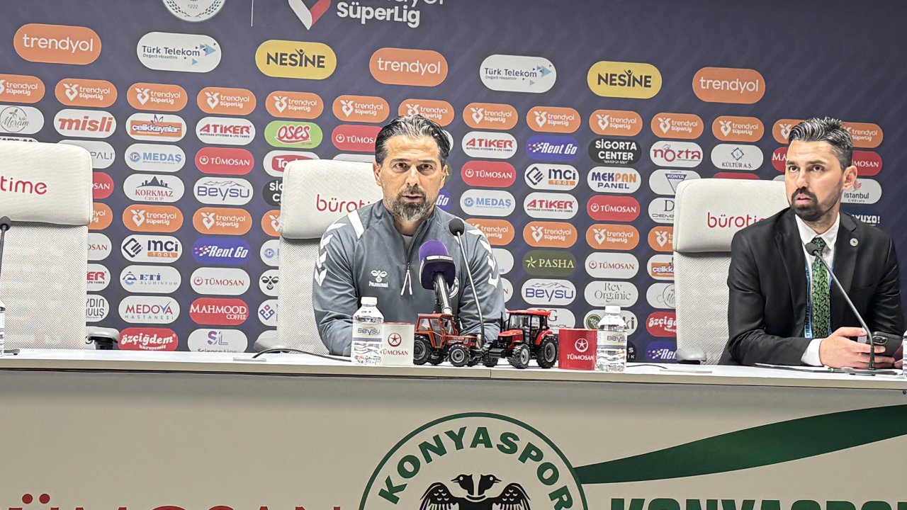 Konyaspor’da İlhan Palut yenilginin nedenini açıkladı