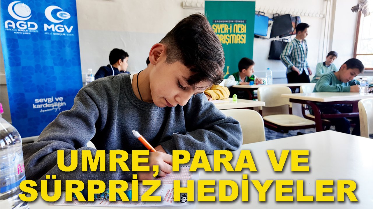 AGD’den öğrencilere dev ödül! Umre, para ve sürpriz hediyeler