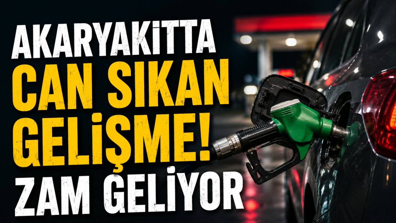 Akaryakıtta can sıkan gelişme! Zam geliyor