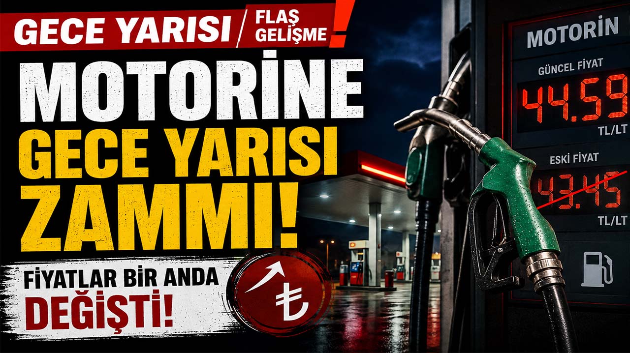 Motorine gece yarısı zammı! Fiyatlar bir anda değişti