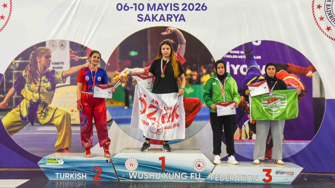 Meram Wushu Kung Fu'da madalyaları topladı