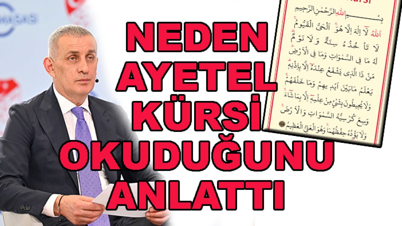 TFF Başkanı İbrahim Hacıosmanoğlu neden Ayetel Kürsi okuyor? açıkladı