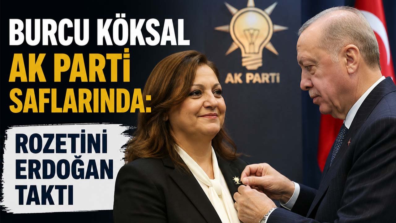 Burcu Köksal AK Parti saflarında: Rozetini Cumhurbaşkanı Erdoğan taktı