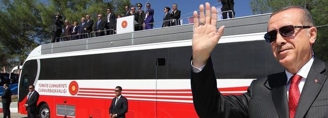 Erdoğan İçin Özel Otobüs Tasarlandı