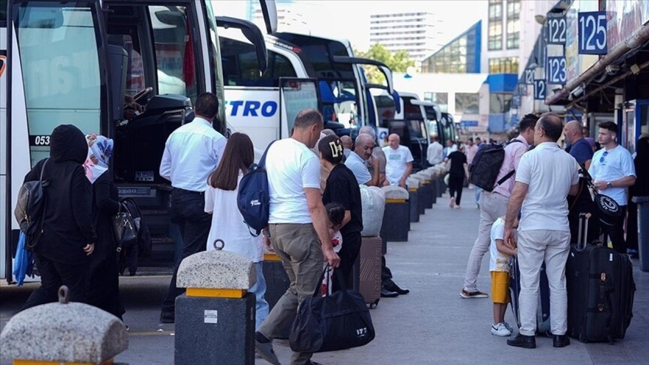 Bayram öncesi otobüslerde yoğunluk patladı!