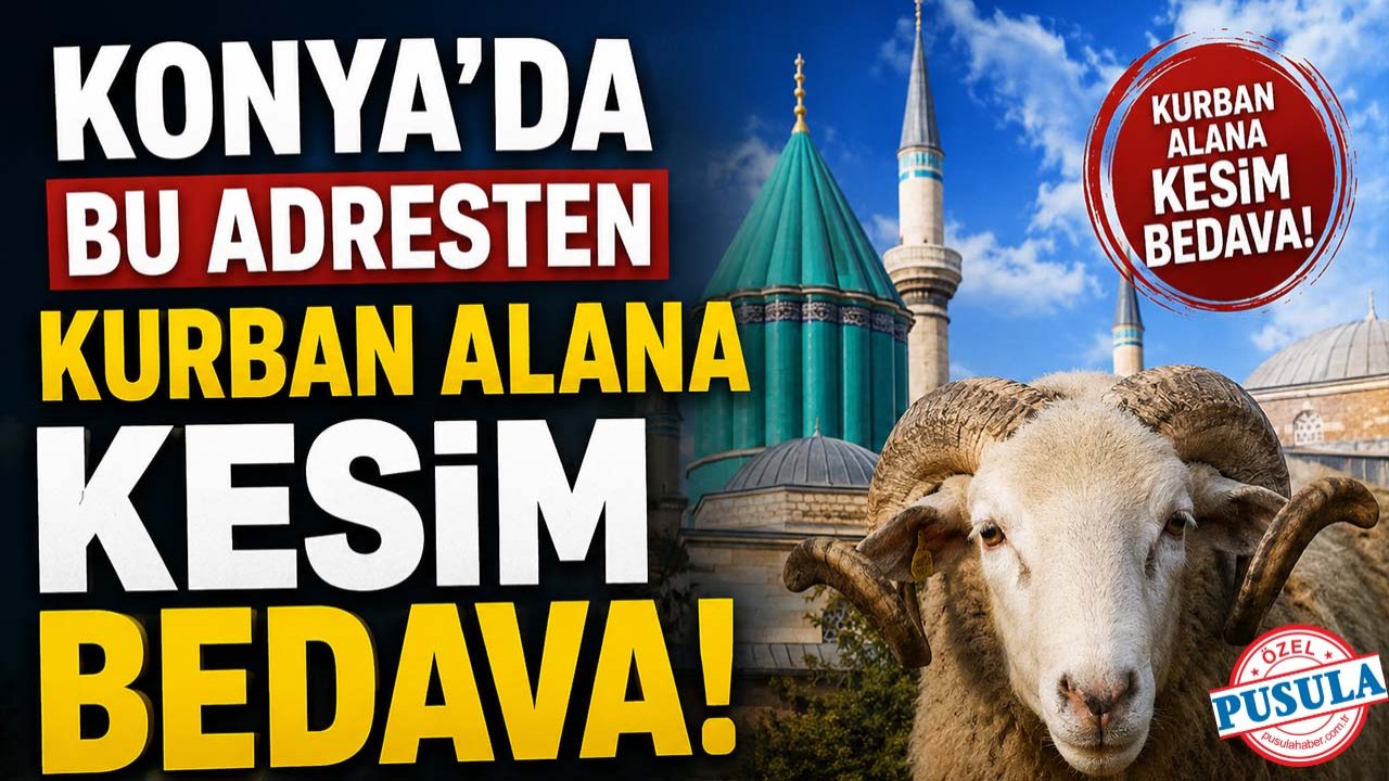 Konya’da bu adresten kurban alana kesim bedava!