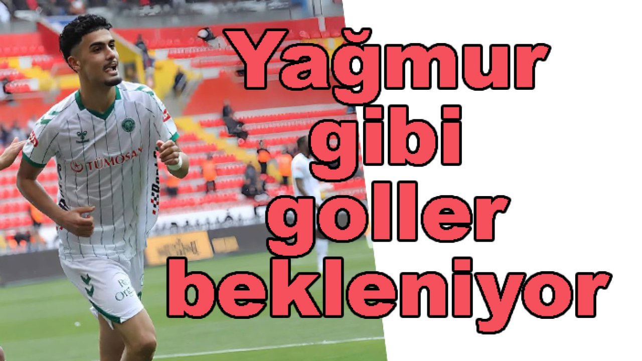 Konyaspor genç isim Eren Cemali'den 'yağmur' gibi gol bekliyor