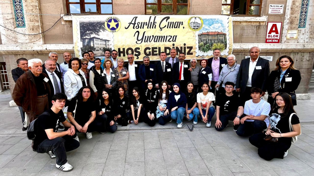 Konya Lisesi’nde anılar yeniden canlandı