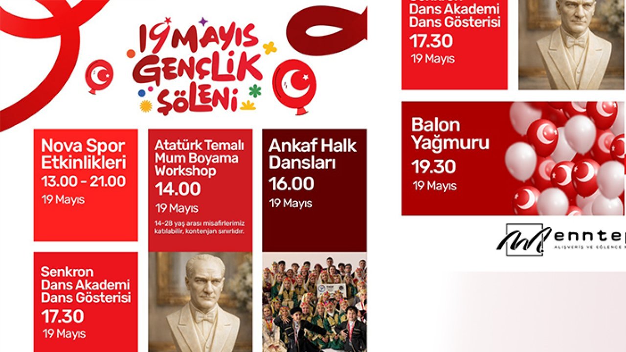 19 Mayıs Enntepe'de şölenle kutlanacak