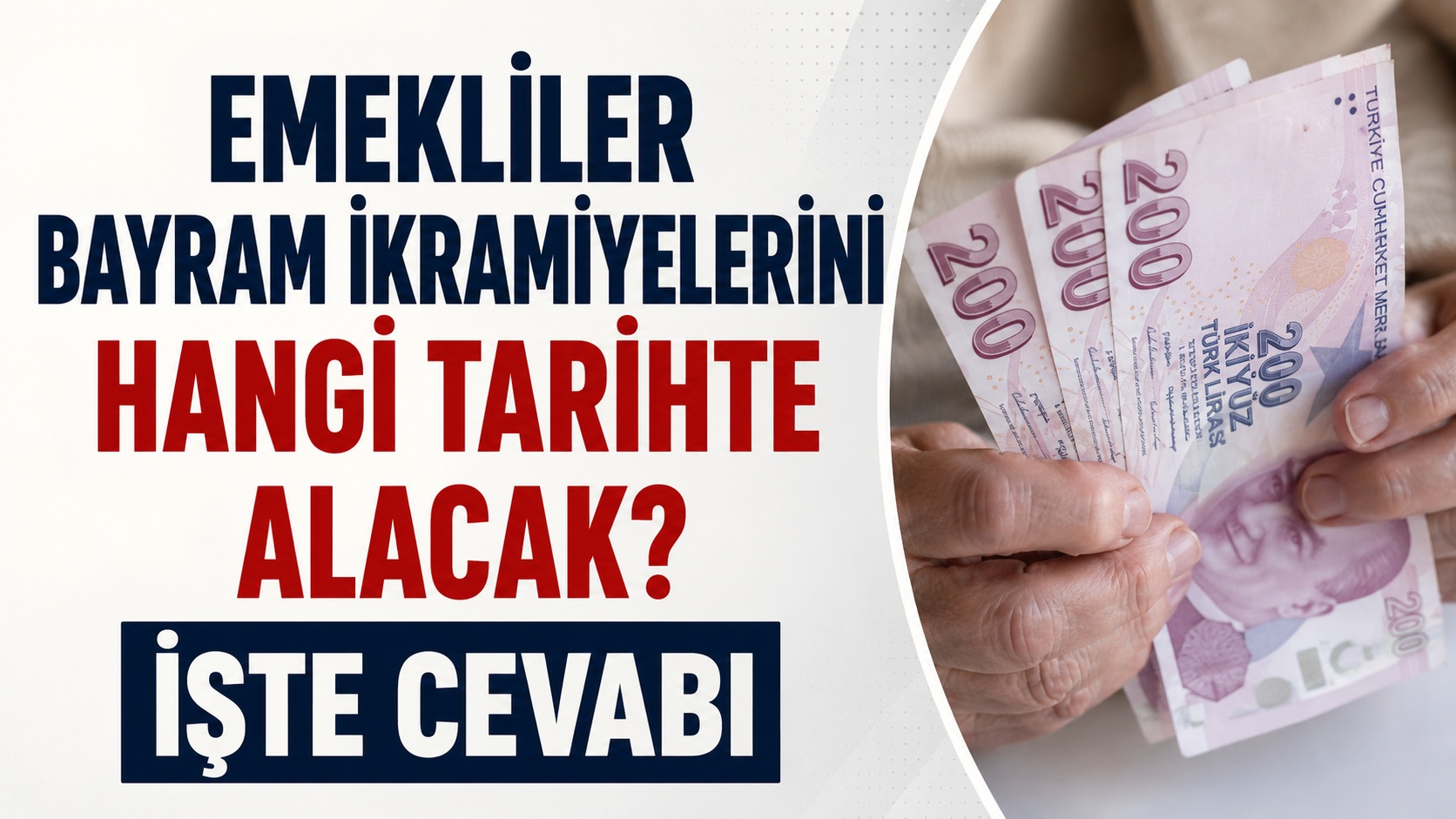 Emekliler bayram ikramiyelerini hangi tarihte alacak? İşte cevabı