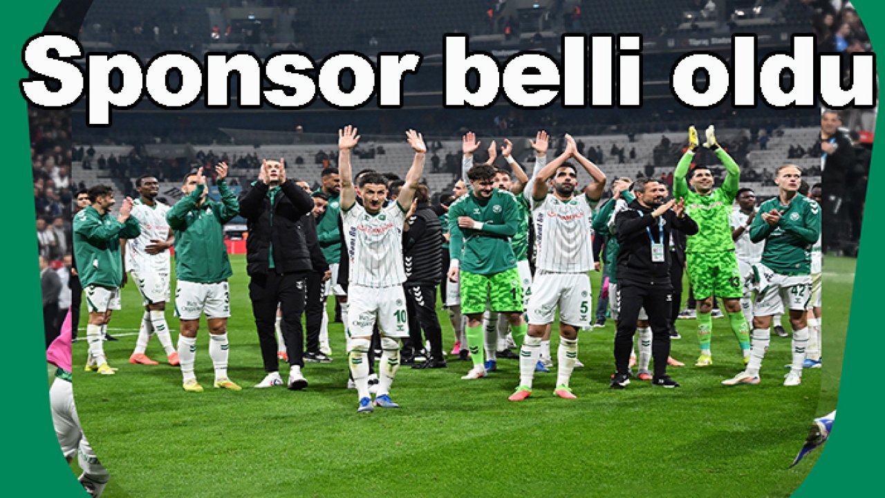 Konyaspor'un Trabzonspor maçında sponsoru açıklandı