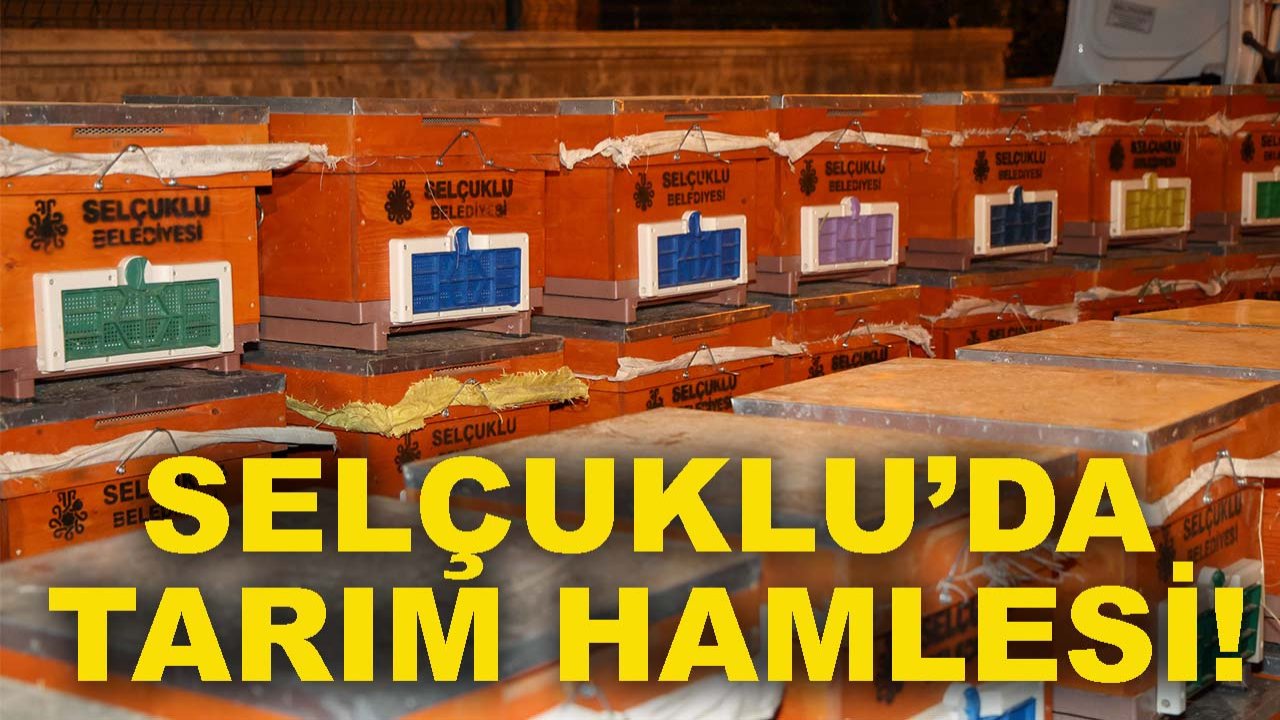 Selçuklu’da tarım hamlesi! Arılı kovan desteği projesi yeniden devrede
