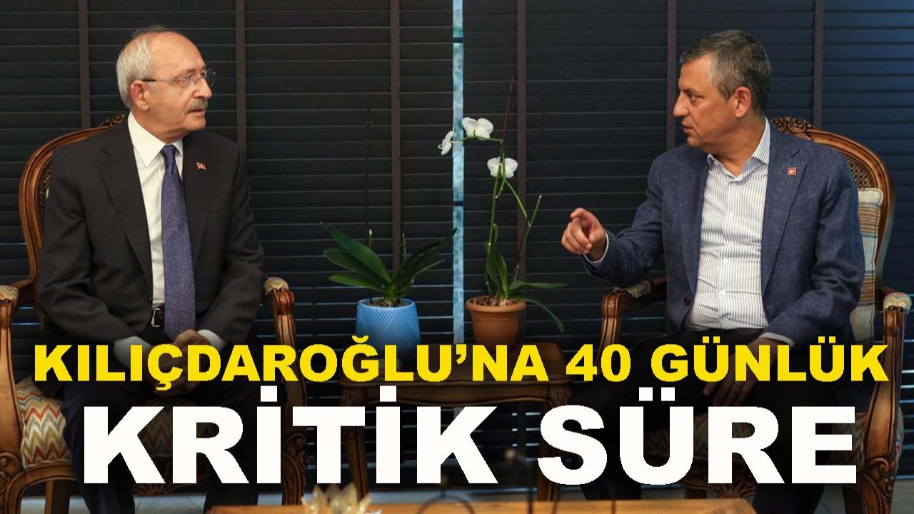 Özgür Özel’den sert rest! Kılıçdaroğlu’na 40 günlük kritik süre