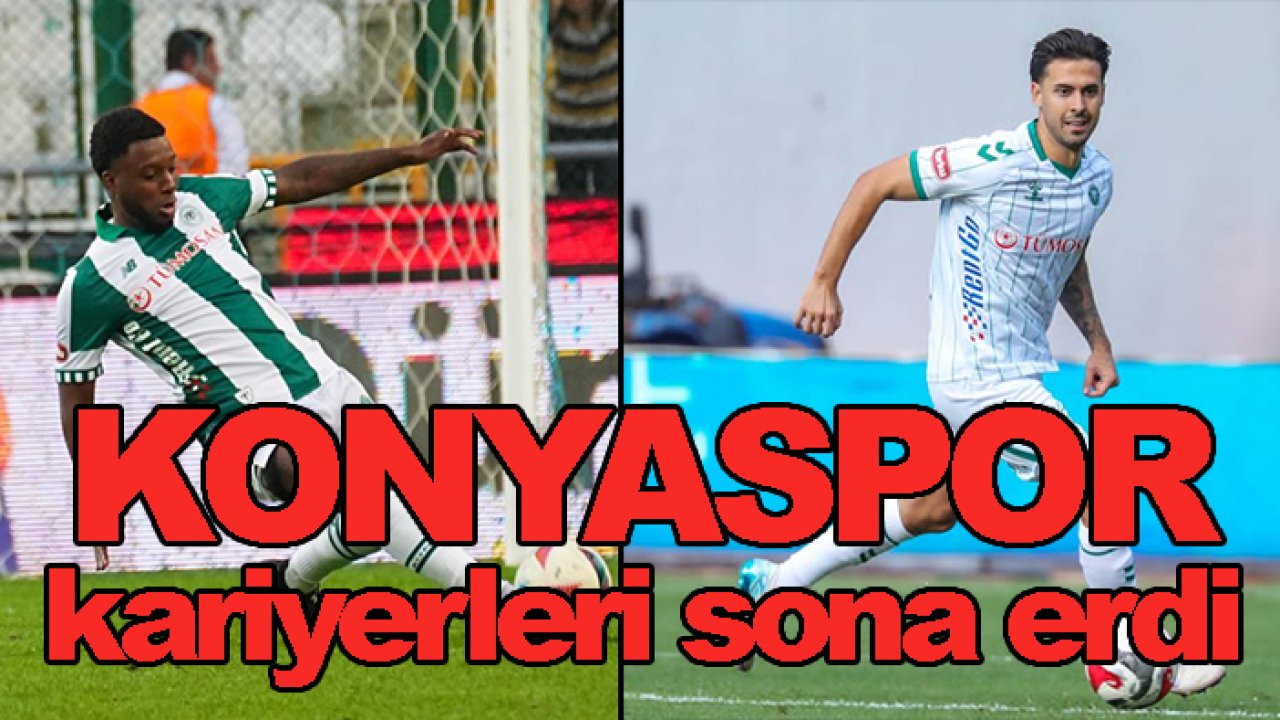 Bazoer ve Ufuk Akyol’un Konyaspor kariyeri bitti