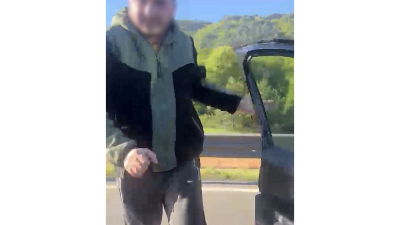 TEM Otoyolu'nda yol kesen sürücüye 180.000 TL" ceza kesildi, ehliyetine el konuldu