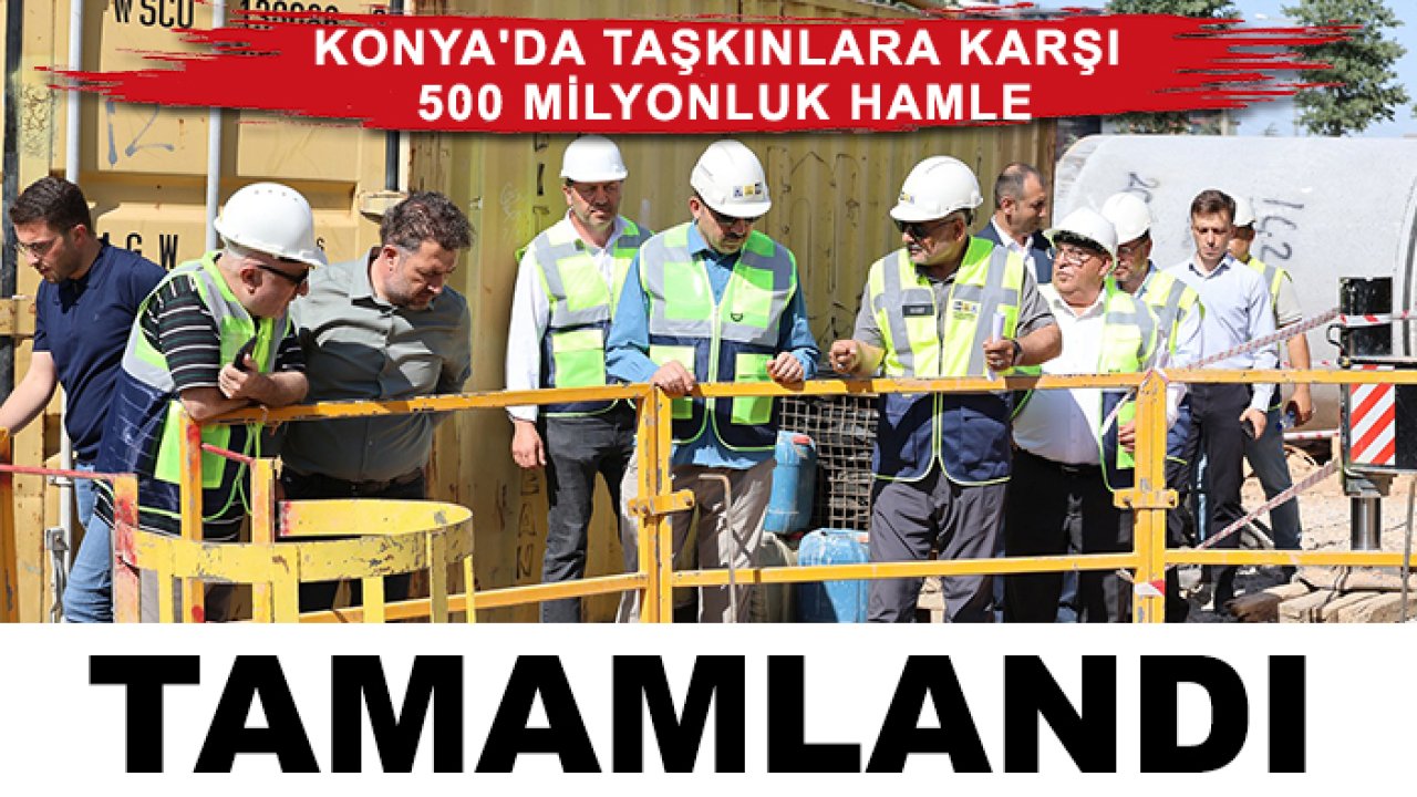 Başkan Altay duyurdu! 500 milyon TL'lik yatırım tamamlandı: Taşkın riskine neşter