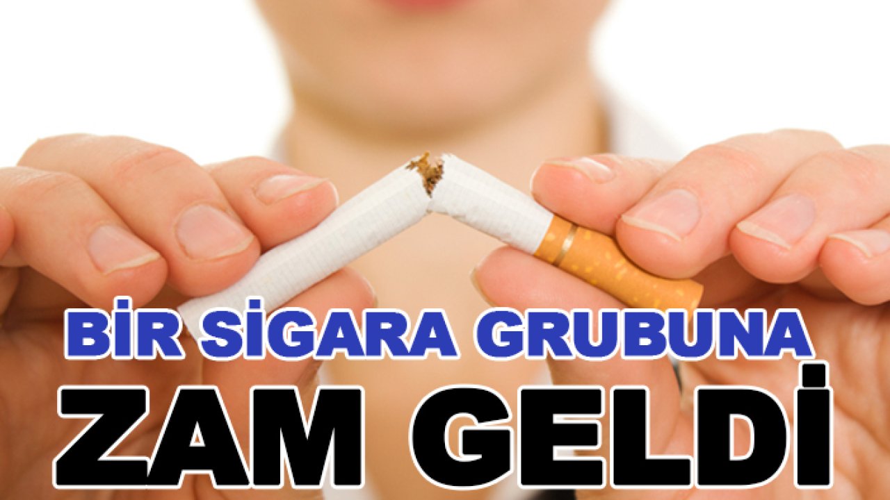 Bir sigara grubuna zam geldi