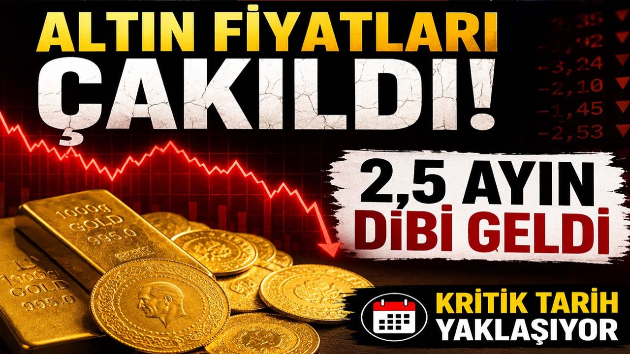 Altın fiyatları çakıldı: 2,5 ayın dibi geldi, krit
