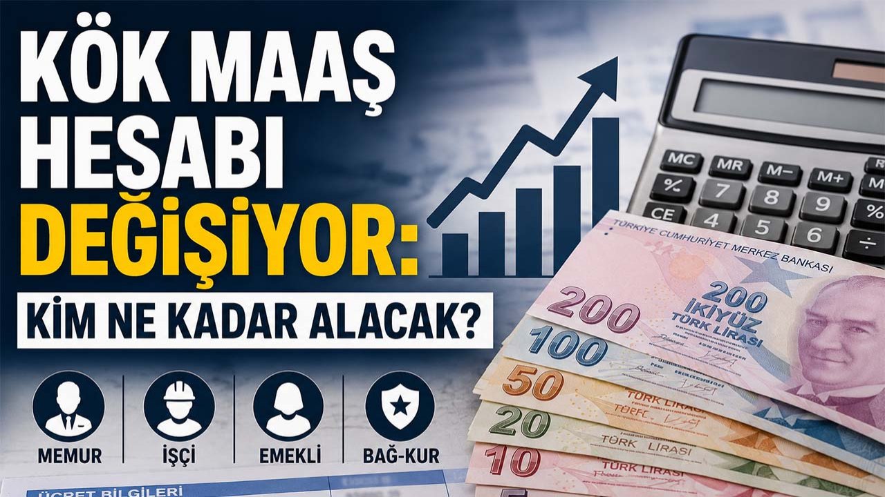 Kök maaş hesabı değişiyor: Kim ne kadar alacak?