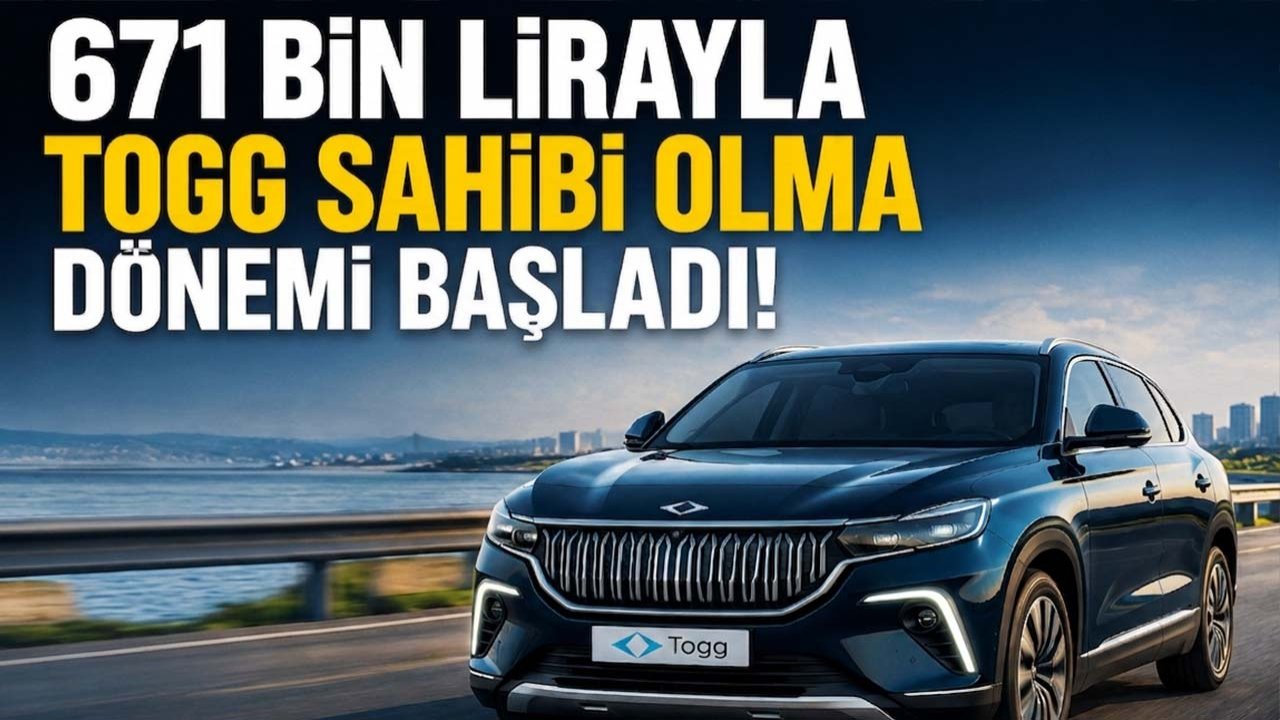 671 bin lirayla Togg sahibi olma dönemi başladı! İşte yeni kampanyanın detayları