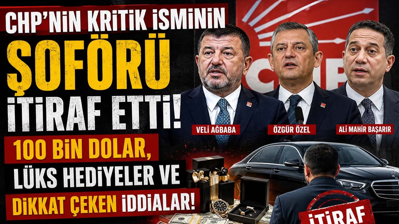 CHP'nin kritik isminin şoförü itiraf etti! 100 bin dolar, lü