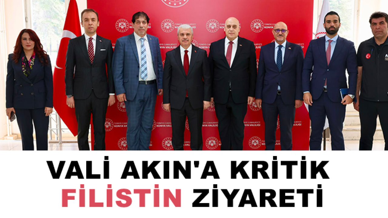 Vali Akın'a kritik Filistin ziyareti