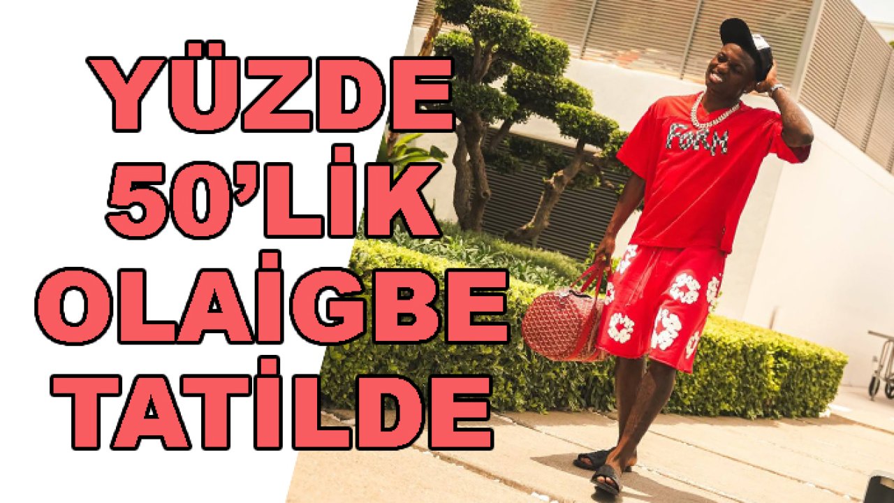 Konyaspor'da yüzde 50'lik Kazeem Olaigbe tatilde
