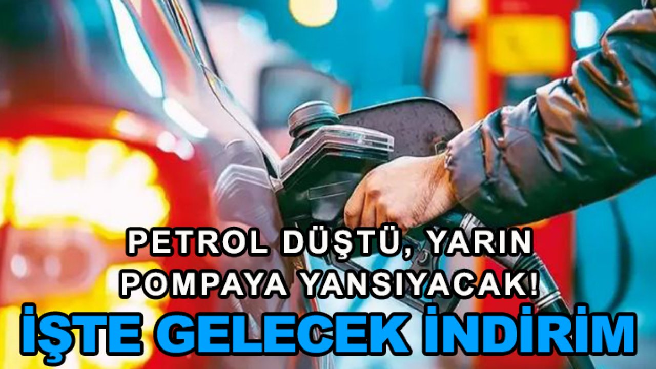 Petrol düştü, yarın pompaya yansıyacak! İşte gelecek indirim