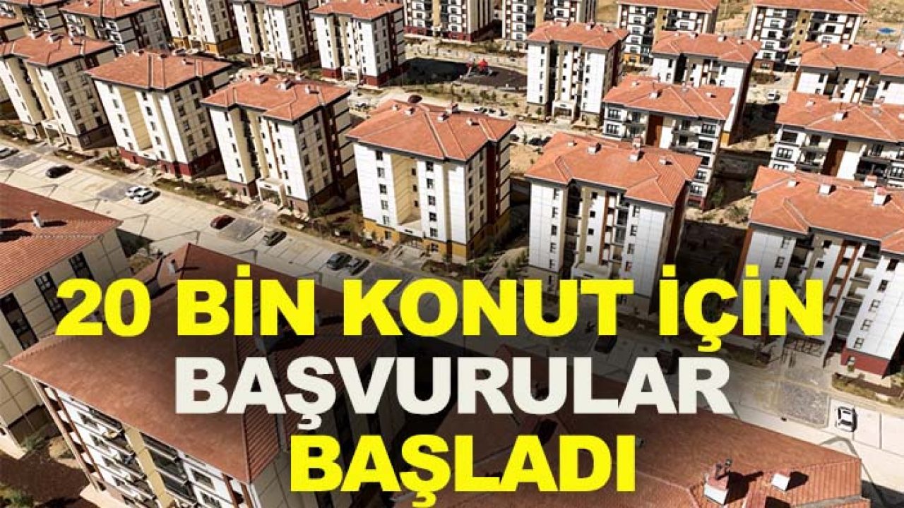 TOKİ’den 64 ilde dev açık satış kampanyası! 20 bin konut için başvurular başladı