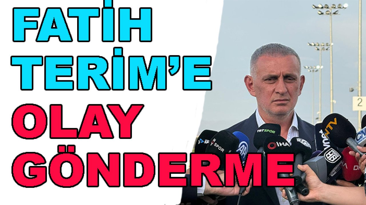 TFF Başkanı İbrahim Hacıosmanoğlu'ndan Fatih Terim'e olay gönderme!