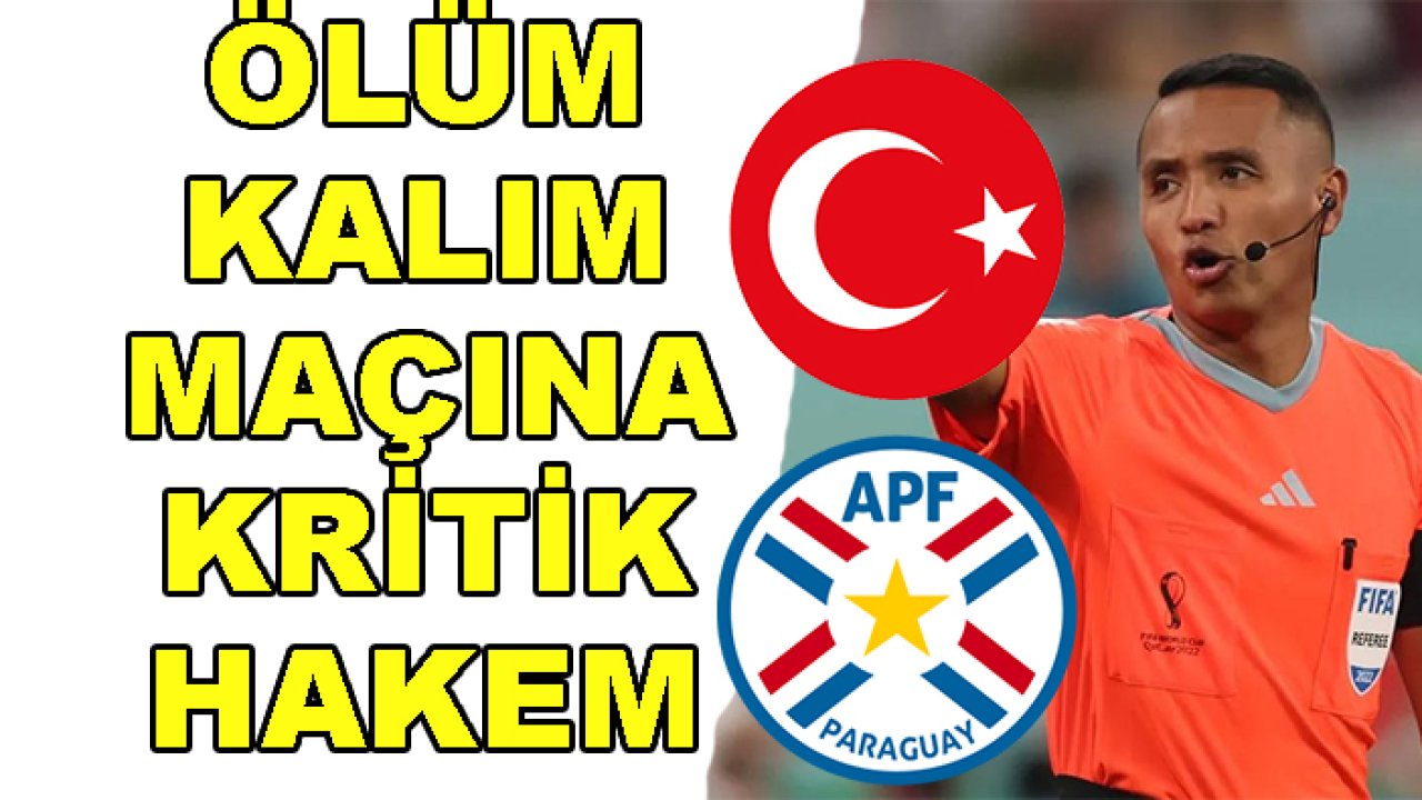 Türkiye-Paraguay maçına El Salvadorlu hakem!