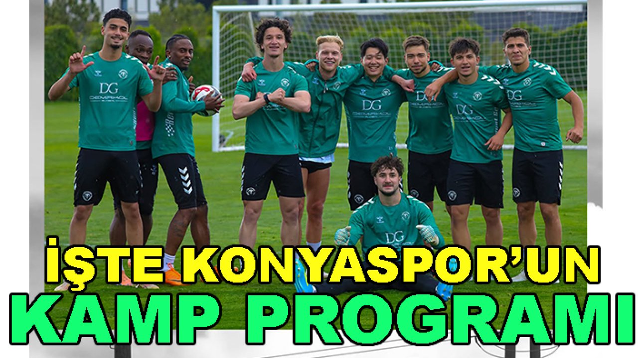 Konyaspor'un yeni sezon kamp programı açıklandı