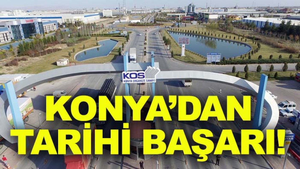 Konya’dan tarihi başarı! 8 firma Türkiye zirvesine damga vurdu