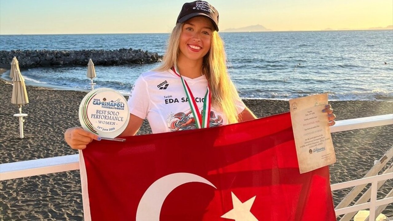 Eda Savcıgil İtalya'da ipi göğüsledi