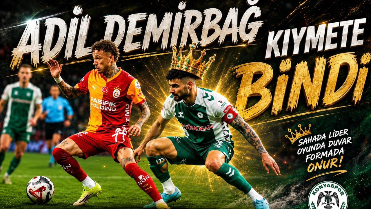 Konyaspor'da Adil Demirbağ kıymete bindi