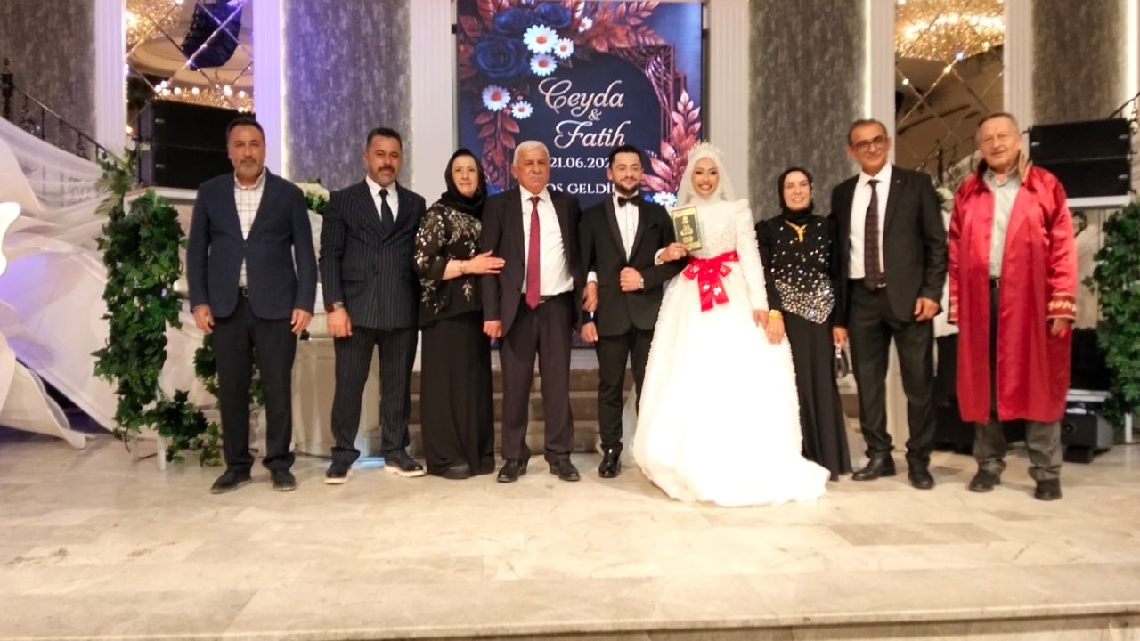 Ceyda ve Fatih’in mutlu günü: Diltaş’ta görkemli düğün