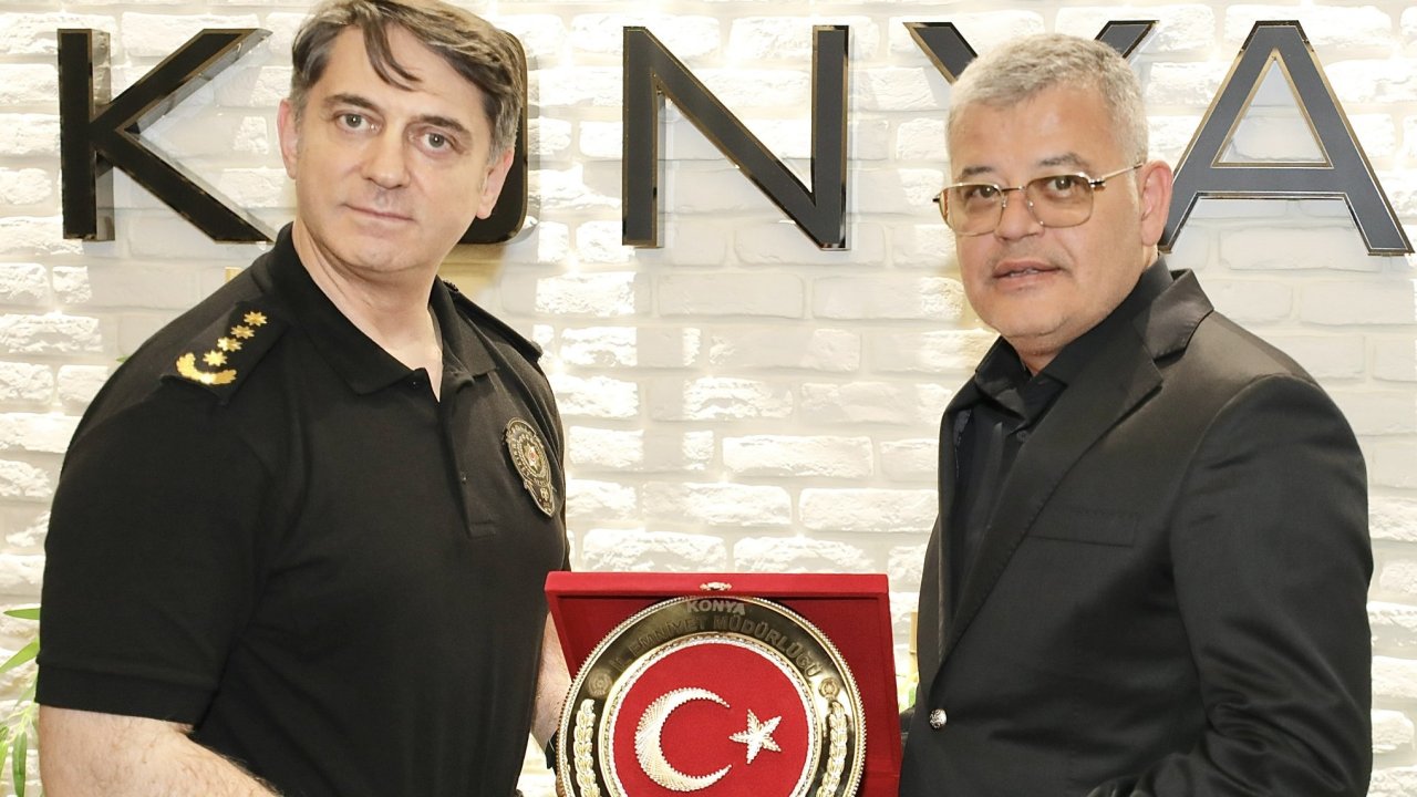 İl Emniyet Müdürü Necmettin Koç’tan Konyaspor’a ziyaret