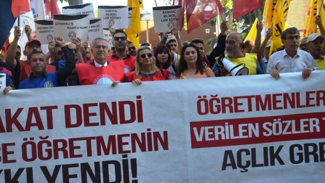 Atanamayan öğretmenler taleplerini haykırdı