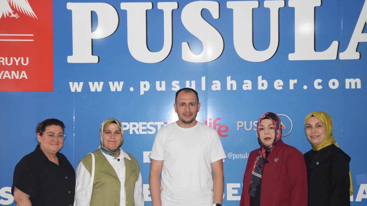 YRP Selçuklu Kadın Kolları'ndan Pusula'ya ziyaret