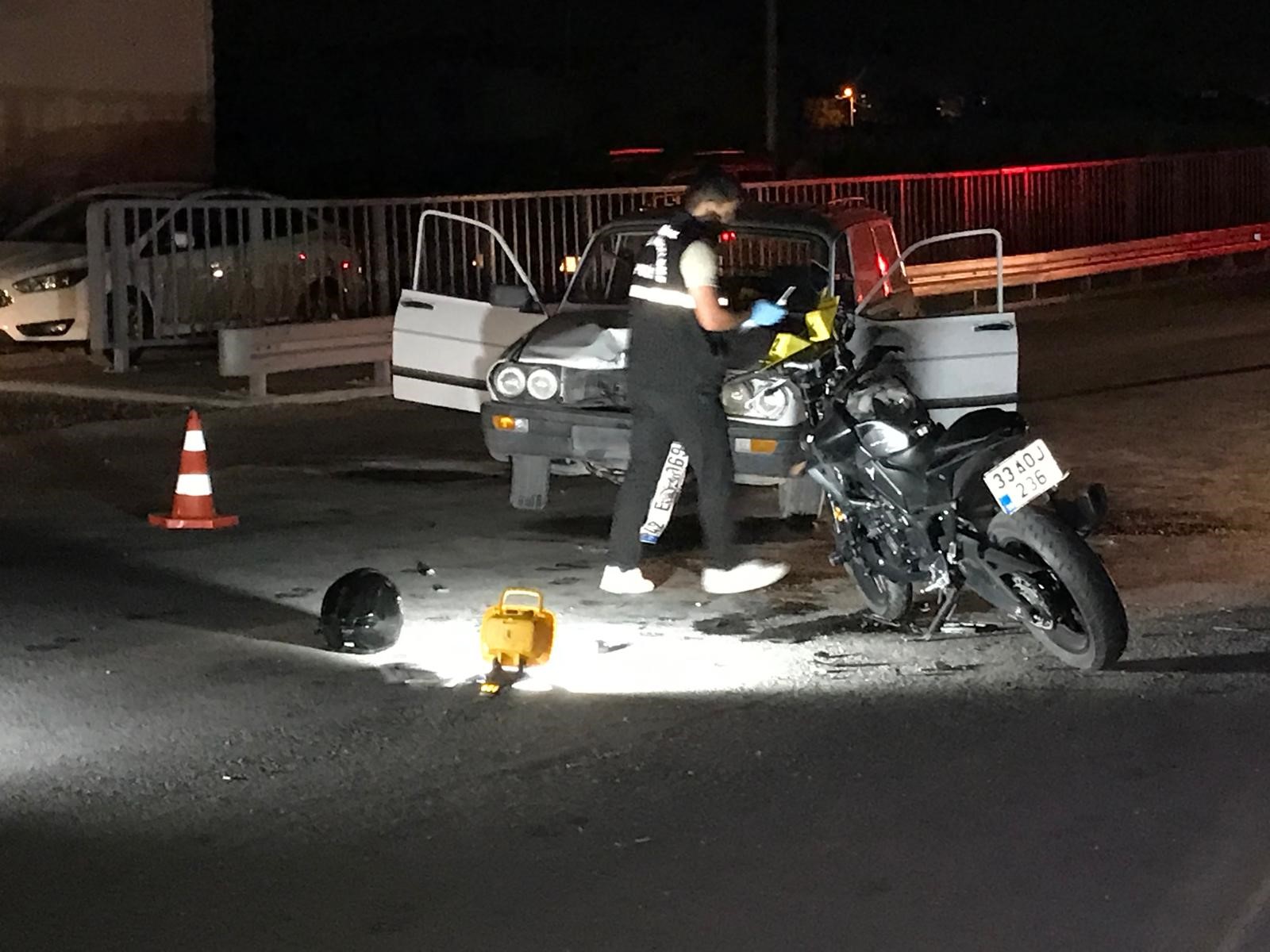Konya’da korkutan kaza: Motosiklet sürücüsü ağır yaralı