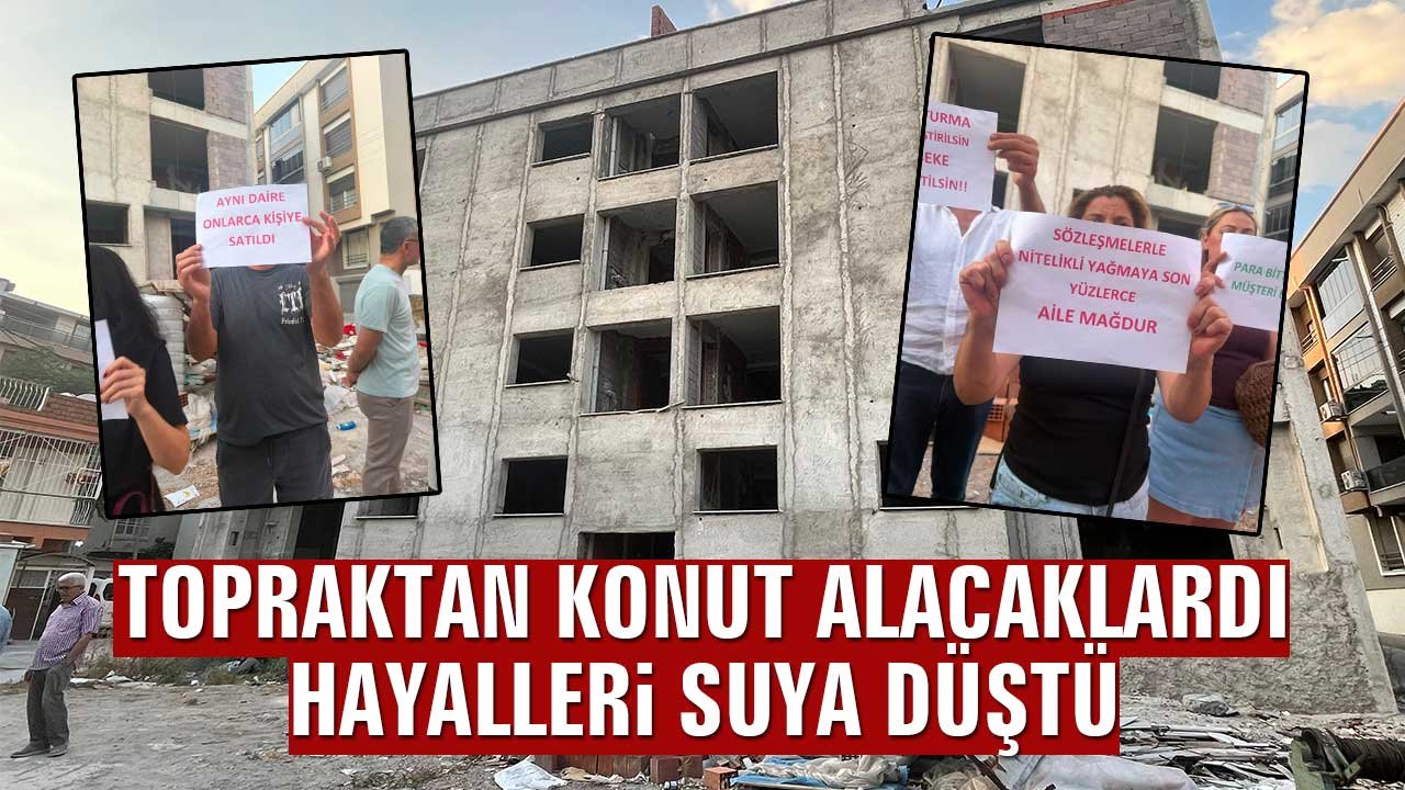 İzmir’de topraktan satış mağduriyeti! Dolandırıldık diyerek savcılığa başvurdular