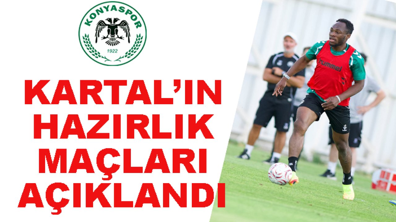 Konyaspor'un hazırlık maçları açıklandı